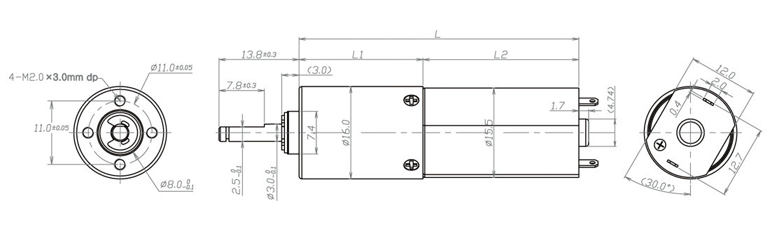 电动窗帘电机尺寸 电动窗帘电机尺寸